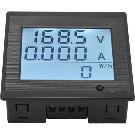 Voltmètre DC 6‑200V avec Affichage LCD et Alarme Sonore pour Mesure de Tension (1/5)
