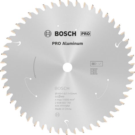 Bosch PRO Aluminium cordless Blatt für Kreissägen 140 x 1,6 x 10 mm - 2608837761