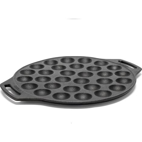 Petromax Poffertjespfanne poff30 Gusseisen für 30 Mini-Pfannkuchen 32x30x1,6 cm (1/6)