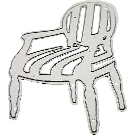 Stanzformen für Stühle aus Metall, Schablone zum Selbermachen von Scrapbooking-Alben und Papierkarten