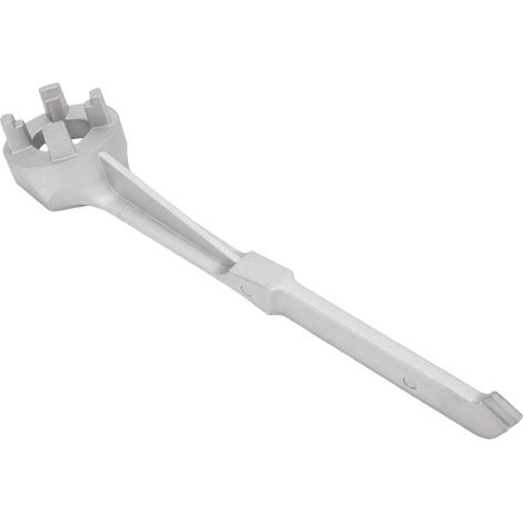 Clé à tambour en alliage d'aluminium, outil d'ouverture de bonde antidérapant pour fûts d'eau et de carburant de 10 à 55 gallons (1/5)