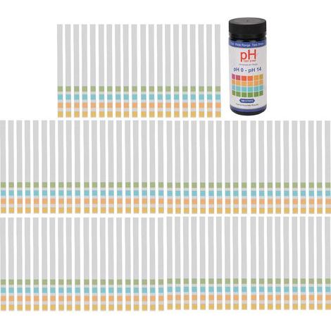 Packung mit 100 präzisen und schnellen pH-Teststreifen für Speichel, Urin und Flüssigkeiten – tragbare Teststreifen (1/5)