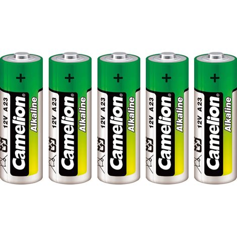 CAMELION 12V-Batterie, Plus Alkaline, A23, 5 Stück