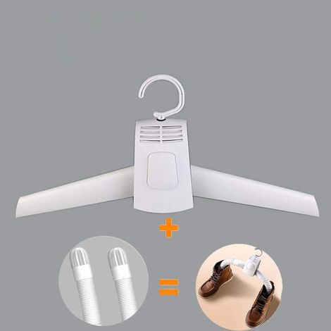 ZOLGINAH Sèche-Linge électrique Cintre Sèche-Chaussures Pliable Mute Chauffage Cintre Sèche-Linge (1/4)