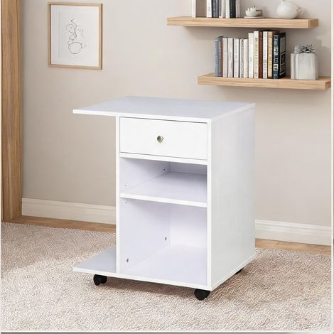 Meuble de rangement de bureau bianco 60 x 40 x 68,5 cm (1/5)