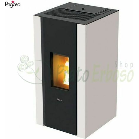 Elane - Stufa a pellet da 8.5 Kw bianca