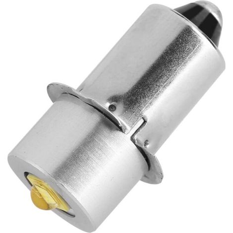 Ersatzbirne für LED-Taschenlampe, LED-Taschenlampenbirne, P13.5S 3W LED-Umrüstbirne als Ersatz für Notfall-Arbeitstaschenlampen, Taschenlampen (3V) (1/5)