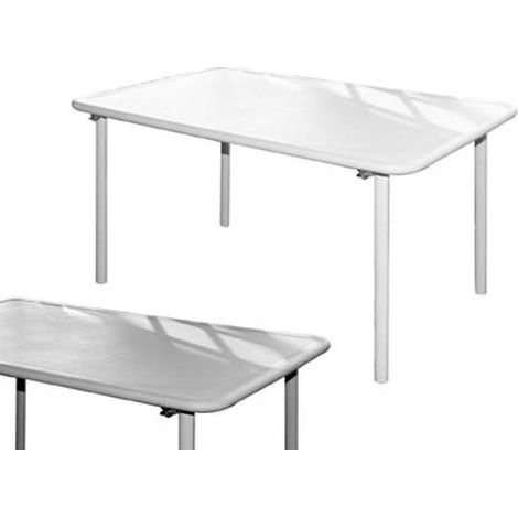TAVOLO FIBERGLASS RUGBY GRIGIO 135X80CM