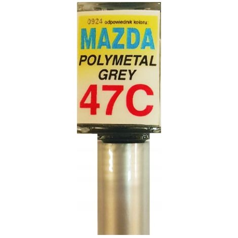 Reparación de arañazos en la pintura del Mazda 47C gris polimetal, 10 ml arasystem (1/5)