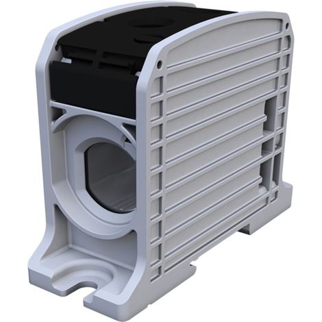 Connettore per binario filettato STB 185 Al/Cu 87810 simblock, nero