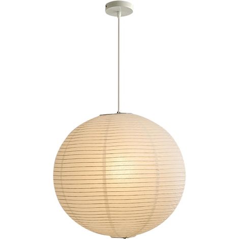 Suspension en papier avec abat-jour hémisphérique pliable idéale pour décorer un salon ou îlot de cuisine cm diamètre et hauteur. 30 (1/4)