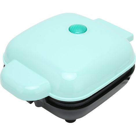 Machine à gaufres bleue pour petit-déjeuner, moule à tartelettes interchangeable, fabricant de petits-déjeuners, prise européenne 220-240V (1/5)