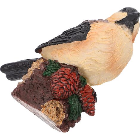Realistische Gartenfigur aus Kunstharz Vogelattrappe für den