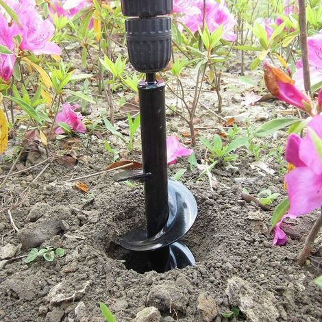 Jardin perceuse 8x30cm et 4x22cm perceuse jardinage foret spirale pour perceuse tariere perceuse tarriere jardin perceuse pour jardin tarriere de jardin pour perceuse foret de tarriere foret (1/4)