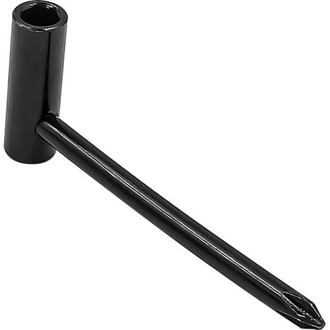 Clé à Tige en Treillis pour Guitare Noire 7 mm avec Tournevis cruciforme pour Guitare Taylor (1/5)