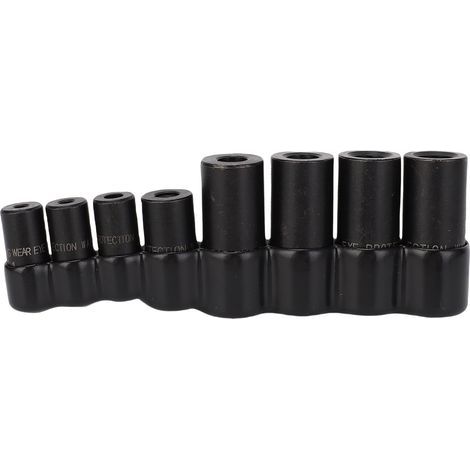 Jeu de douilles de robinet 70500 avec support de rangement, adaptateur d'entraînement 1/4 3/8 pouces, compatible avec la norme MCTI (1/5)