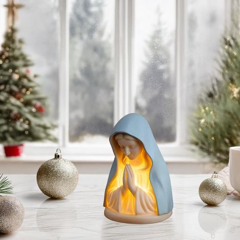 Veilleuse De La Bienheureuse Mère Marie - Éclairage pour Figurine de Prière (1/4)