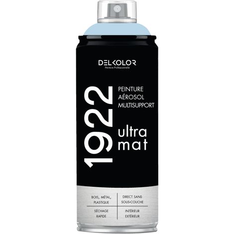 Delkolor 1922 peinture multi-support aérosol mat 400 ml  Couleur: BLEU PASTEL (1/2)