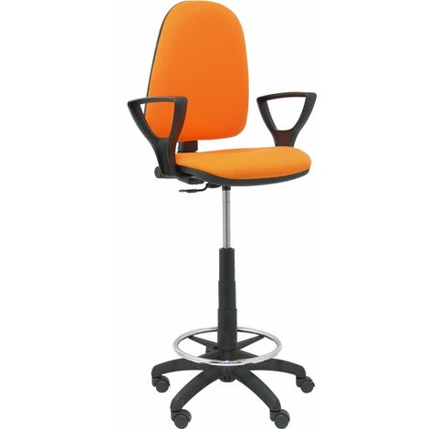 TABURETE PIQUERAS AYNA C/BRAZOS NARANJA (1/5)