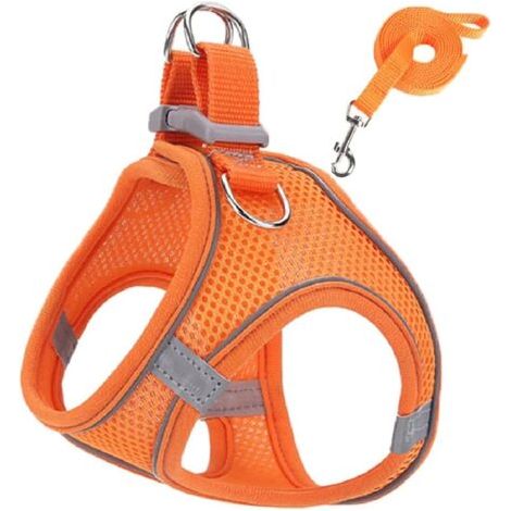 Harnais Chien, Harnais Pour Chien Chat Pour Promenade De Chien En Plein Air Dressage Step-In Harnais（S）
