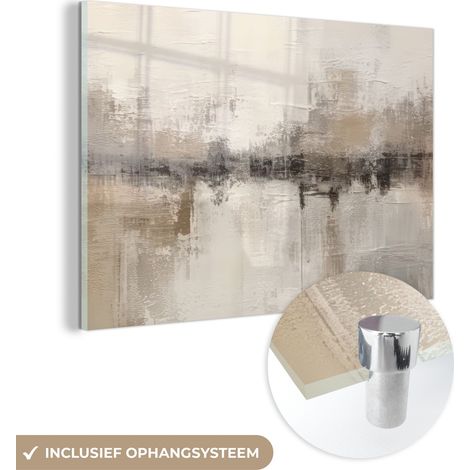 CUADRO DE METACRILATO Arte moderno - Abstracto - Beige Cuadros Decorativos 120x80 (1/5)