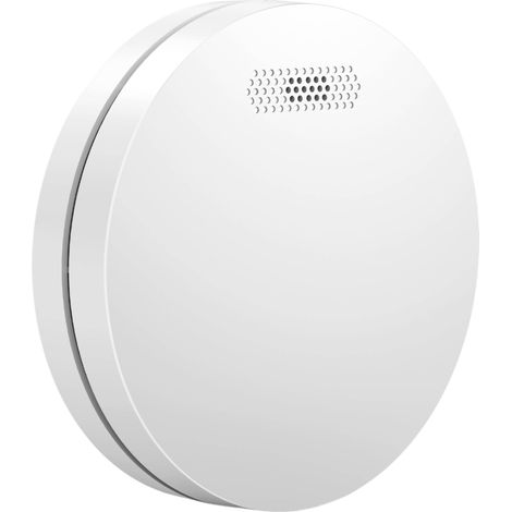 Détecteur de fumée/chaleur connectable Aroha Link - Batterie 10 ans - Capteur de fumée interconnecté - Alarme incendie