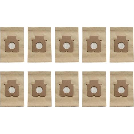 10er-Pack Ersatz-Staubsaugerbeutel für C-20E - E7101 - CG461 - Staubsaugerzubehör - Papierstaubbeutel - AquaForge (1/5)