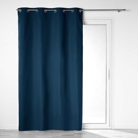 Rideau bleu marine 100% occultant black out 140x260cm - 140x260cm - Bleu marine (1/5)
