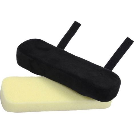paire de coussins d'accoudoirs universels pour chaise de bureau ou de maison, en mousse à mémoire de forme souple, avec coussin de soutien pour les coudes (1/5)