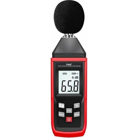Kaelt - 1 pièce sonomètre numérique 30 130dB décibel mètre enregistreur bruit détecteur de bruit numérique outil de Diagnostic Audio-2055530mm (1/5)