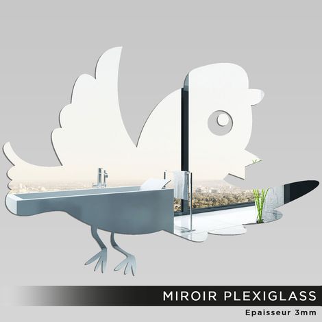 Miroir Plexiglass - Oiseau - 30x41 cm (1/2)