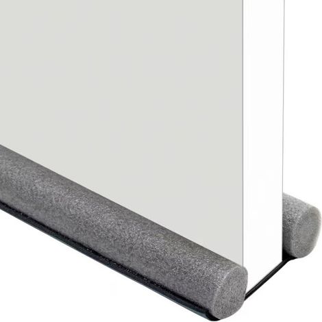 Zugluftstopper unter der Tür, Türbodendichtungsstreifen, doppelseitiger Schalldämmstreifen, schützender Schaumstoffstopfen, Wetterschutz, Staubblocker, unter der Tür (93 cm)