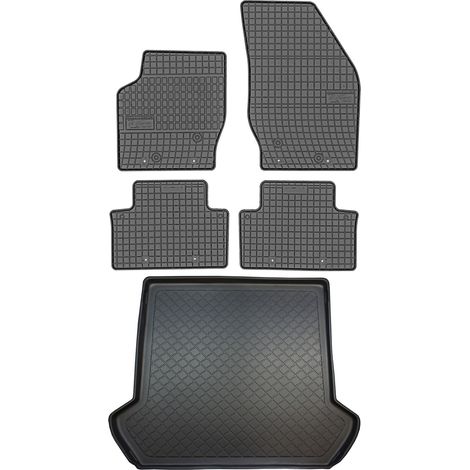 Volvo XC90 I SUV (2002–04.2015) – SET: Gummifußmatten + Kofferraummatte (1/5)