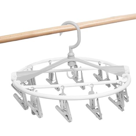 à linge Étendoir à linge compact avec 20 pinces pliable et (1/5)