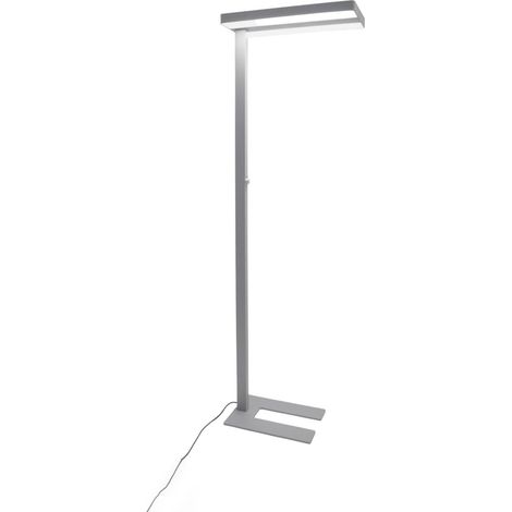 LED Floor Lampdimmable 'Logan Neo' made of Aluminium for Office & Workroom