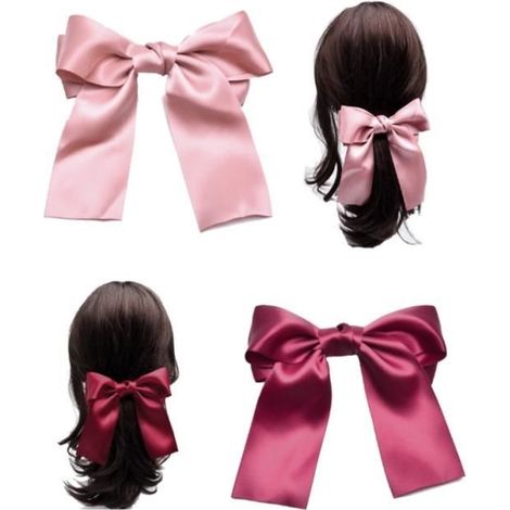 Epingles à Cheveux,Barrettes à Cheveux Noeud,Pinces Snap Barrettes,Pinces à cheveux en soie,pour Ponytail Titulaire,Femmes,2pcs (1/4)
