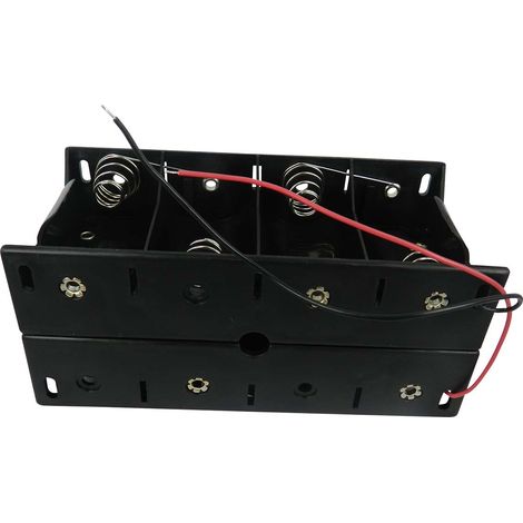 Porte-pile 8 x RS PRO D, raccordement Fils ( Prix pour 1 )