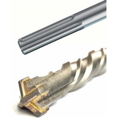 Foret à percussion pour SDS-MAX 4 taillants Ø 20, 0mm x 520mm longueur