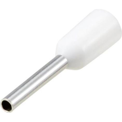 Prise plate partiellement isolée - TRU Components - 0,5 mm² - Blanc - 100 pièces (1/5)