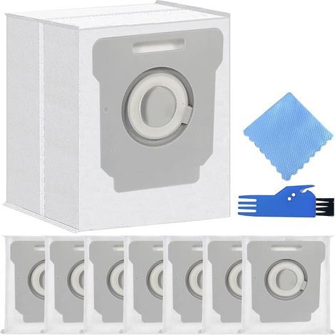Sac à poussière de Remplacement pour iRobot Roomba i1+, i7, i7+, j7, j7+, i8, i8+, i3, i3+, i4, i4+, i6, i6+, s9, s9+ i & s & j Series Robot Vacuum 3 L Dirt Bag Attachment Accessories Kit (1/4)