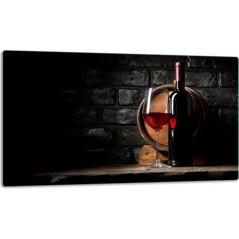 Planche à découper en verre 52x30 pour vin (1/5)