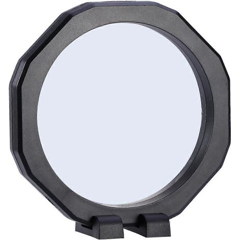 Vitrine 3D à cadre flottant, boîte à monnaie, présentoir à bijoux, diamètre 12,8 cm (noir)-Black