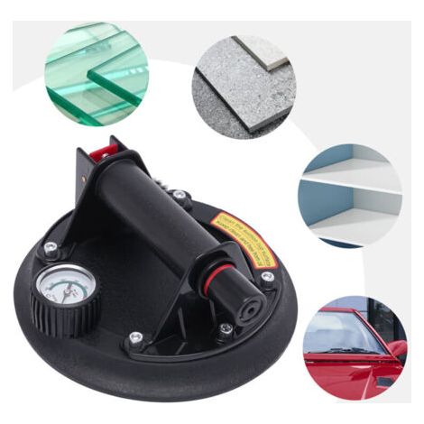 Ventouse Vide Lève-Verre Aspirateur En Verre Max. 180kg vide Ascenseur Gaz tuile Ø200mm (1/4)
