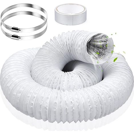 125 mm PVC Aluminium Ventilation Hose 3 m (1/5)