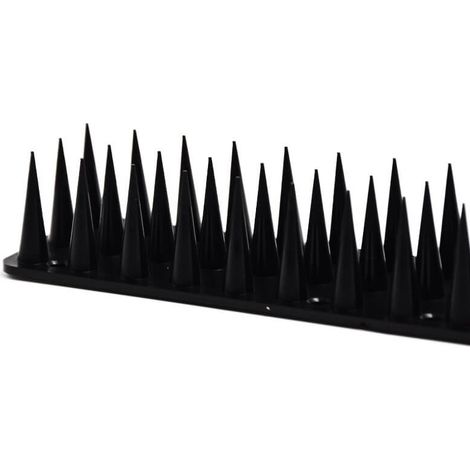 Maillestore – Pics anti-intrusion pour chats – Longueur 50 cm – Picots de 3 cm – Colle mastic silicone recommandée – Sections sécables