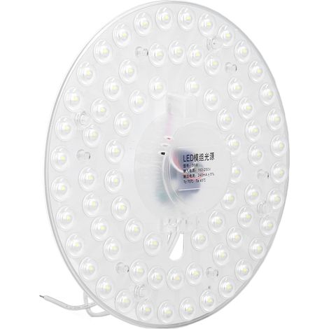 Plafonnier LED 36W à économie d'énergie, fixation magnétique, pour salle de bain, 160 à 250V (1/5)