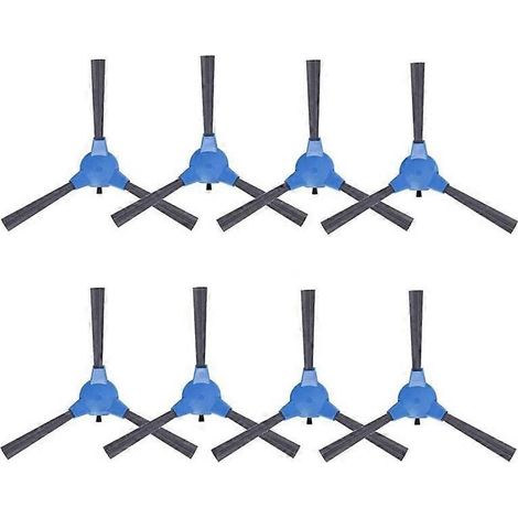 Lot de 8 de rechange brosses latérales pour Coredy R300 R550(R500+) R650 R700 R3500, GOOVI 1600PA, Bagotte BG600, IMartine 1600PA (1/5)