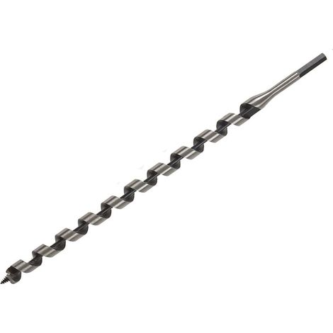 IRWIN 10502762 High-Speed Steel Auger Drill Bit – 18.0mm Diameter, 335mm Length, 400mm Overall Length, 11.0mm Shank