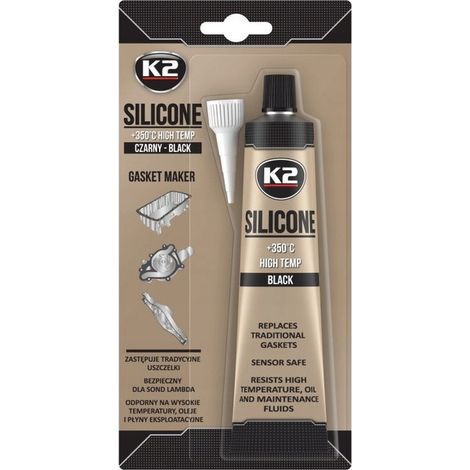 K2 Silikon schwarz 85G