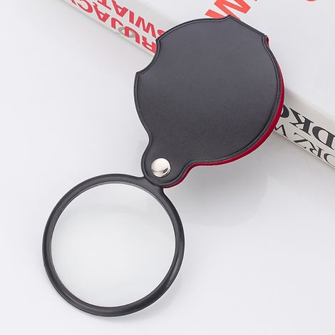 Loupe de poche, mini loupe de lecture pliable 6X 60 mm (1/5)